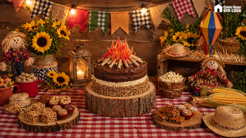 Bolo de Festa Junina