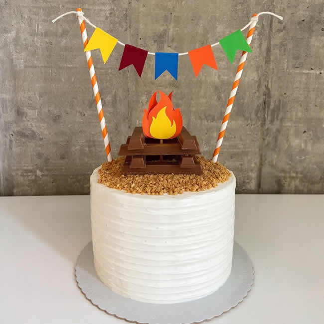 Bolo Junino Decoração