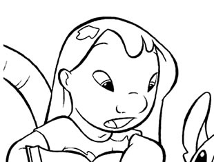 Desenhos da Lilo para pintar