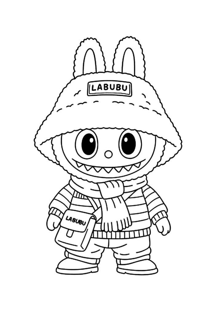 Labubu para pintar
