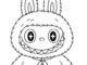 Desenhos de Labubu para colorir