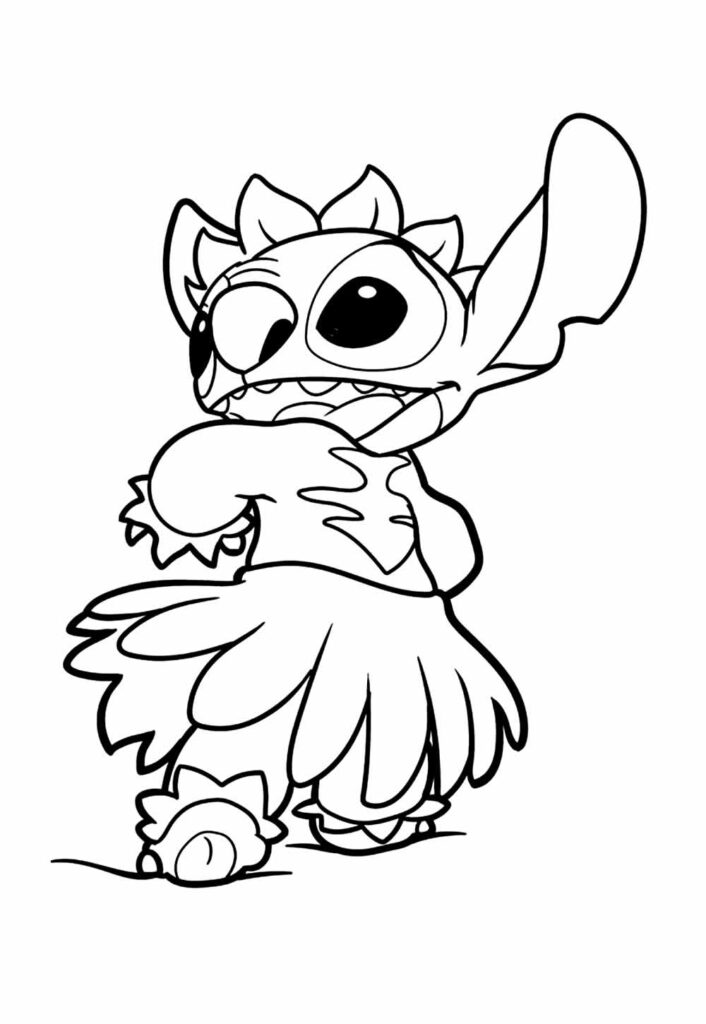 Desenho Stitch Colorir