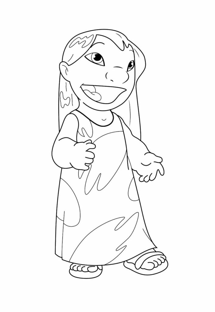 Lilo e Stitch para pintar