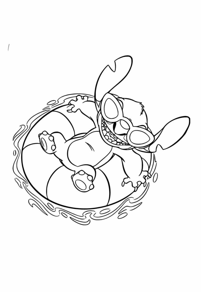 Lilo e Stitch para colorir