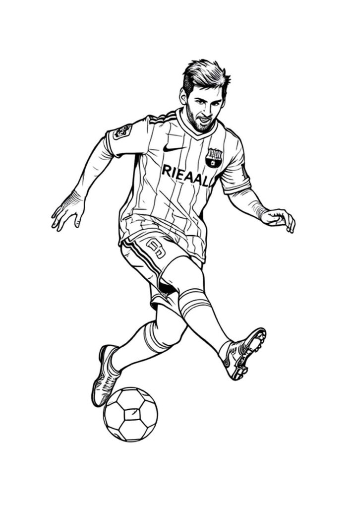 Messi para pintar