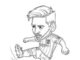 Desenhos de Messi para colorir