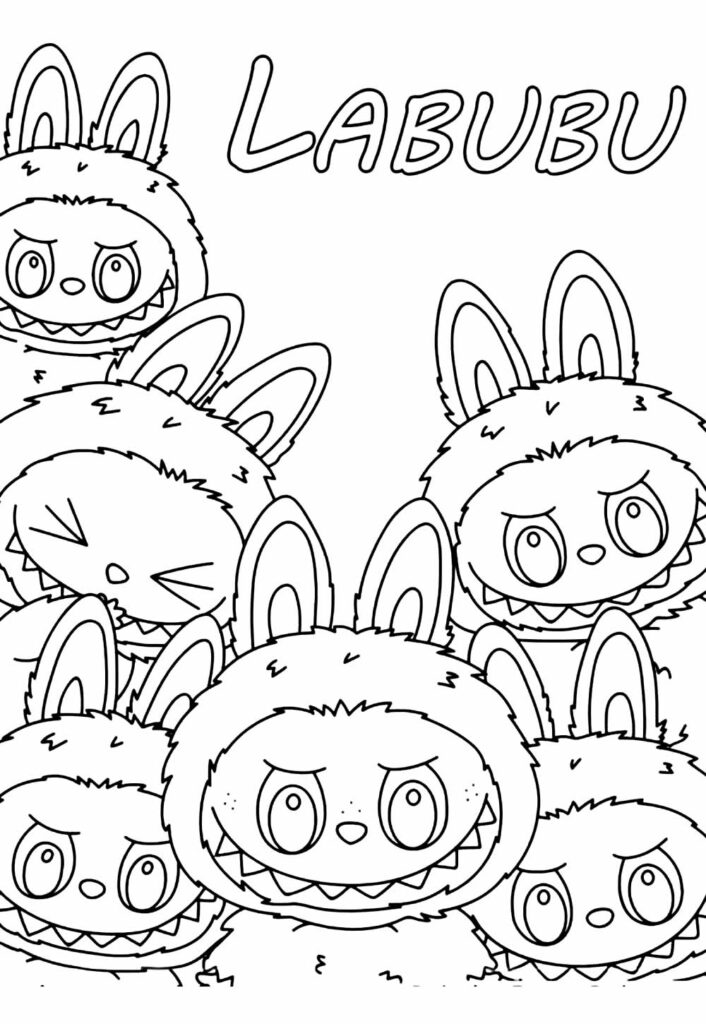 Desenho Labubu