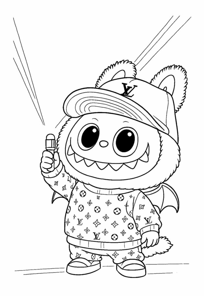Desenhos Labubu Pintar