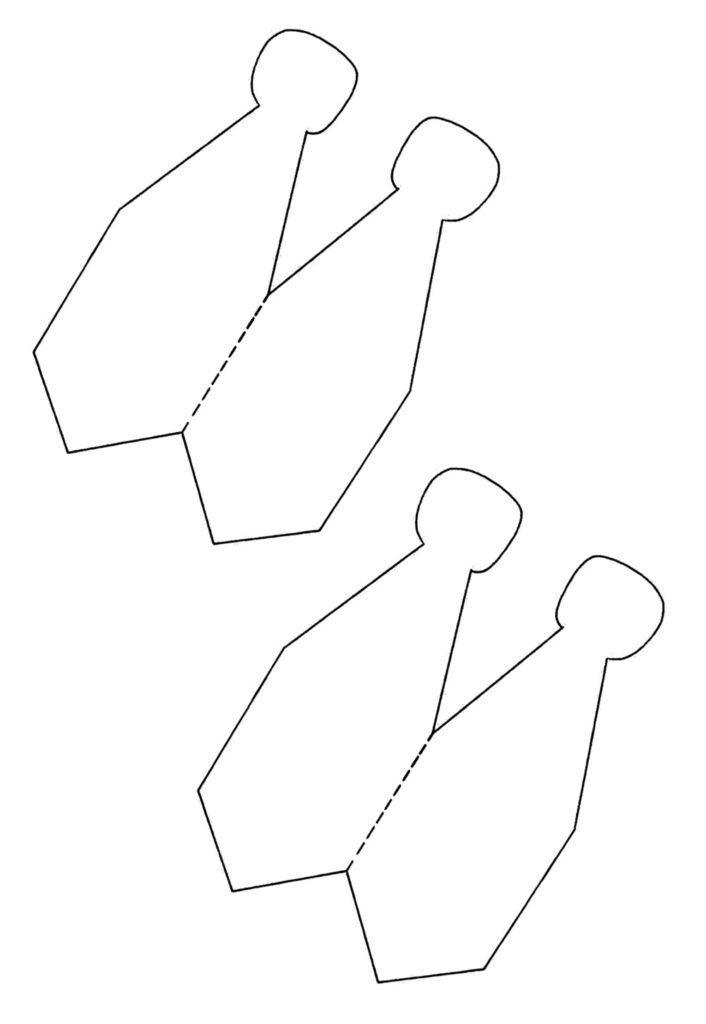 Molde de Cartão Gravata