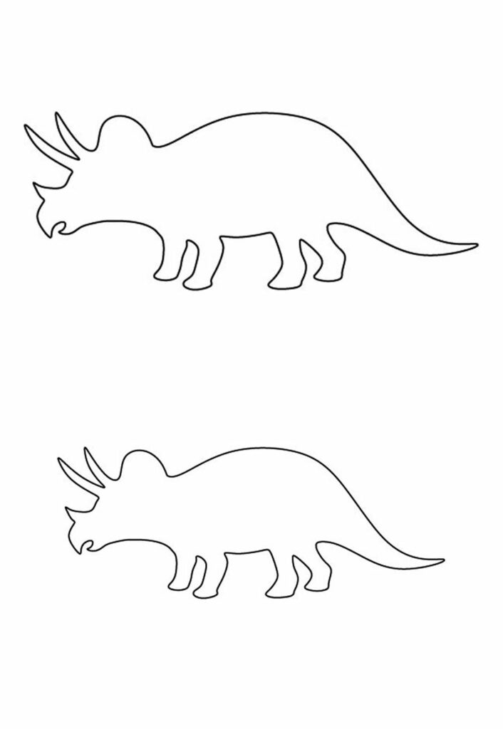 Molde de Dinossauros