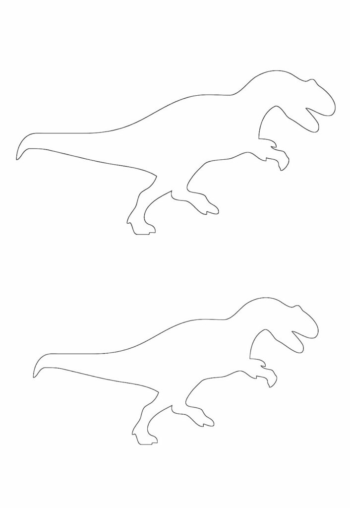 Molde de Dinossauros para imprimir