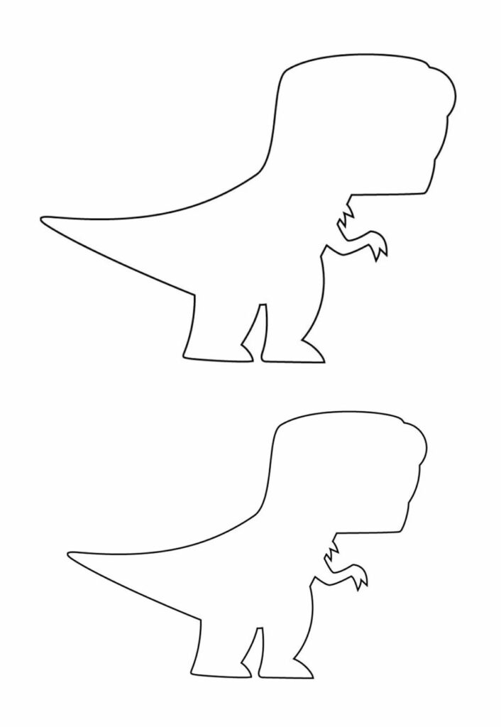 Moldes de Dinossauros para imprimir
