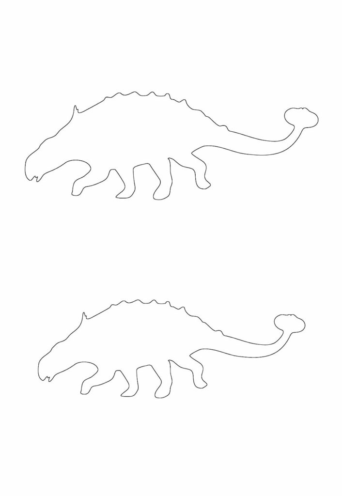 Dinossauros para Enfeites - Moldes