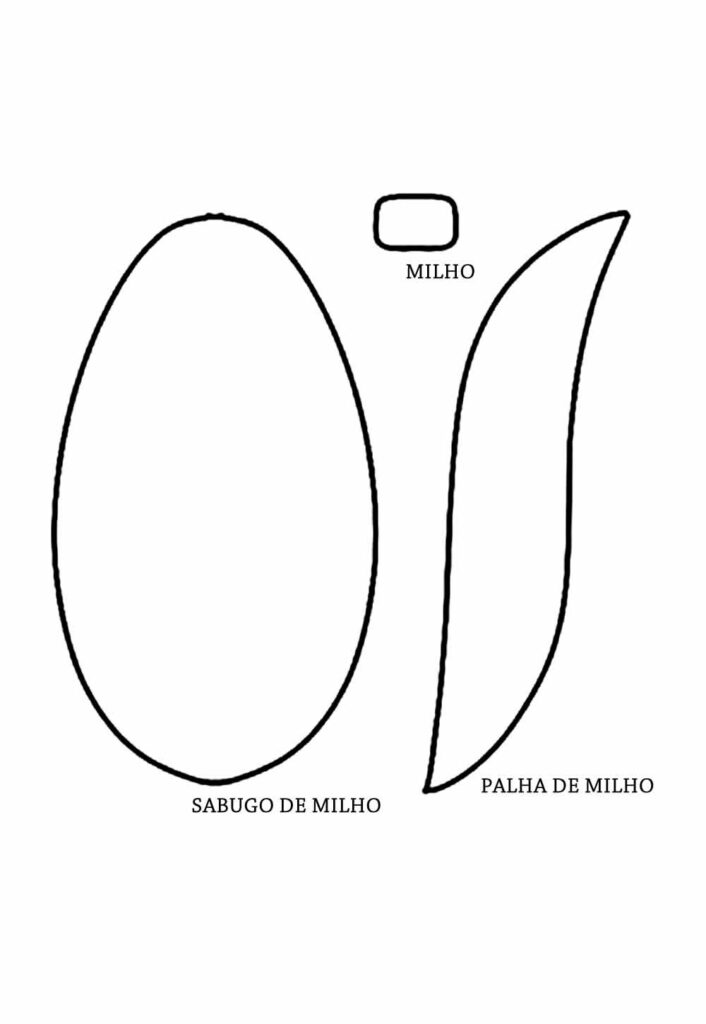 Moldes de Milho para imprimir