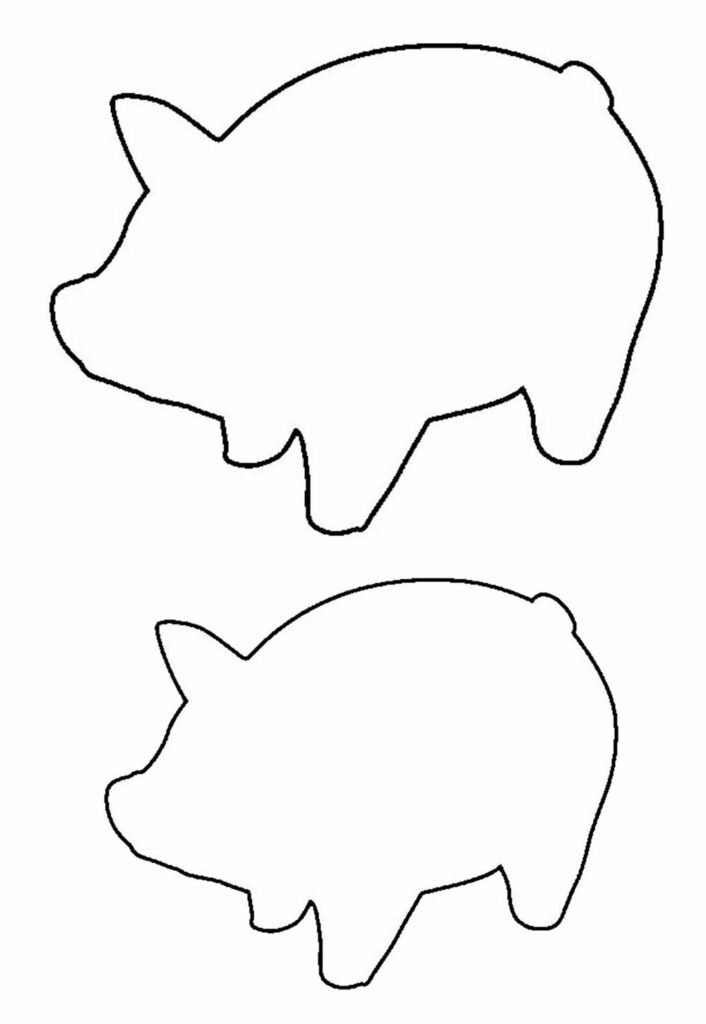 Moldes de Porquinhos