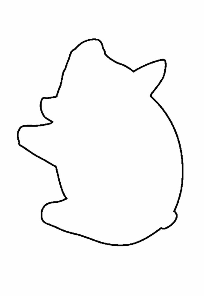 Molde de Porquinho