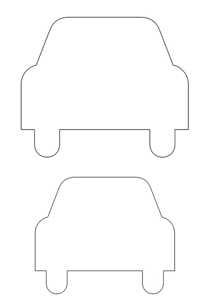 Molde de Carros para Lembrancinhas