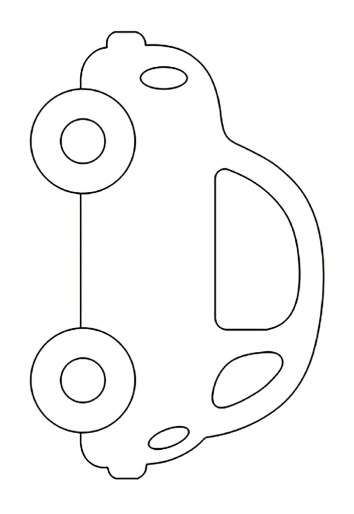 Moldes de Carrinho para imprimir