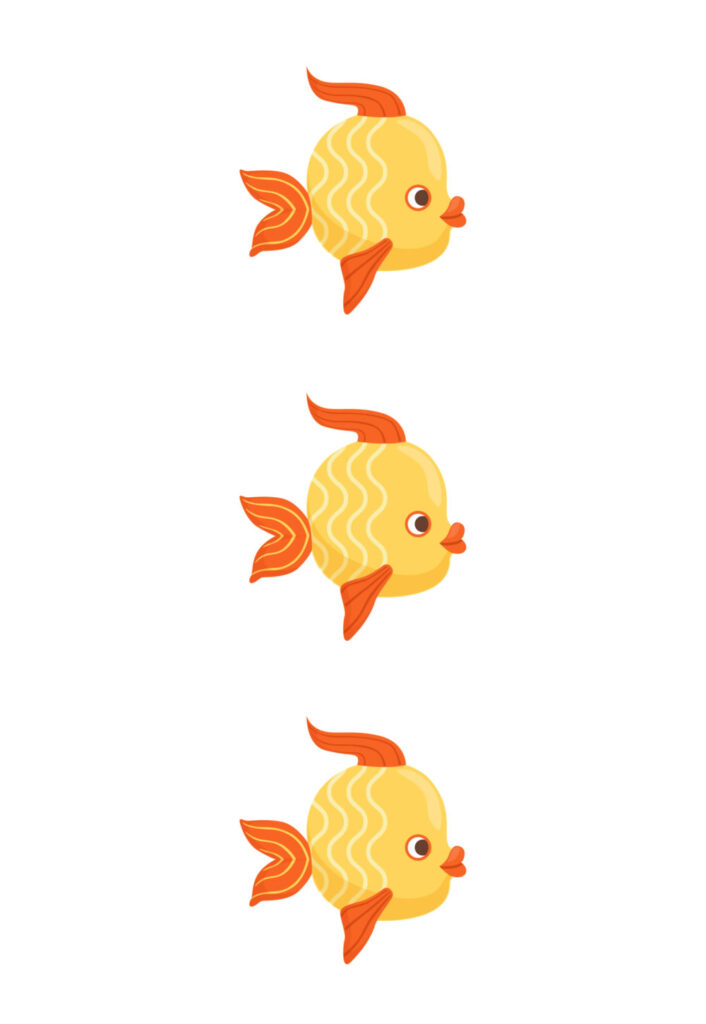 Moldes de Peixes para imprimir