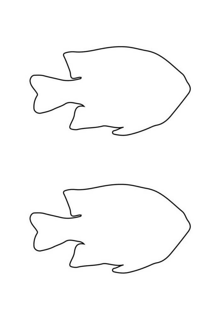 Moldes de Peixes para imprimir