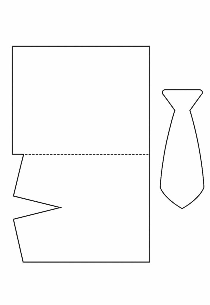 Moldes Cartão de Papel Dia dos Pais