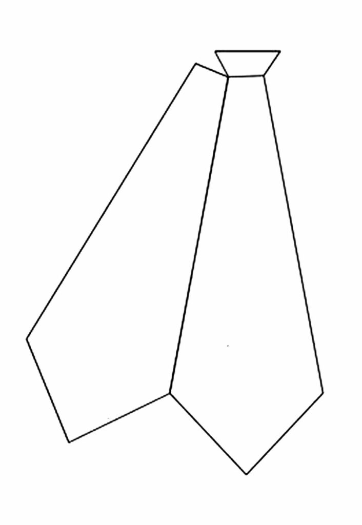 Moldes de Gravata de Papel