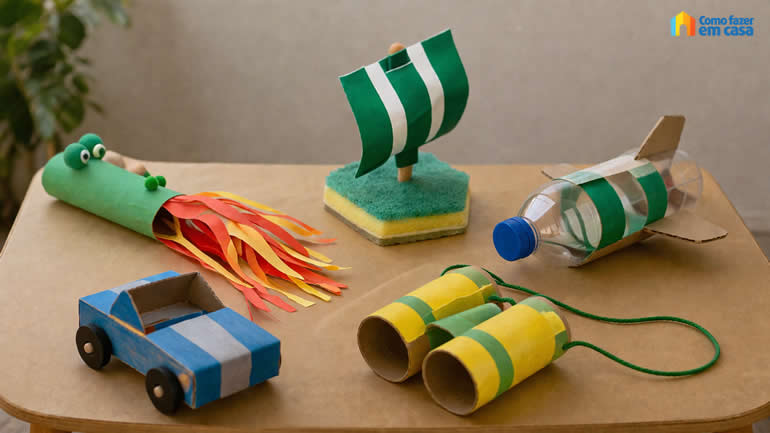 Brinquedos com Reaproveitamento