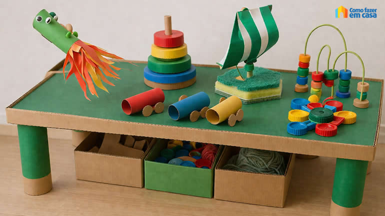 Brinquedos com Reciclagem