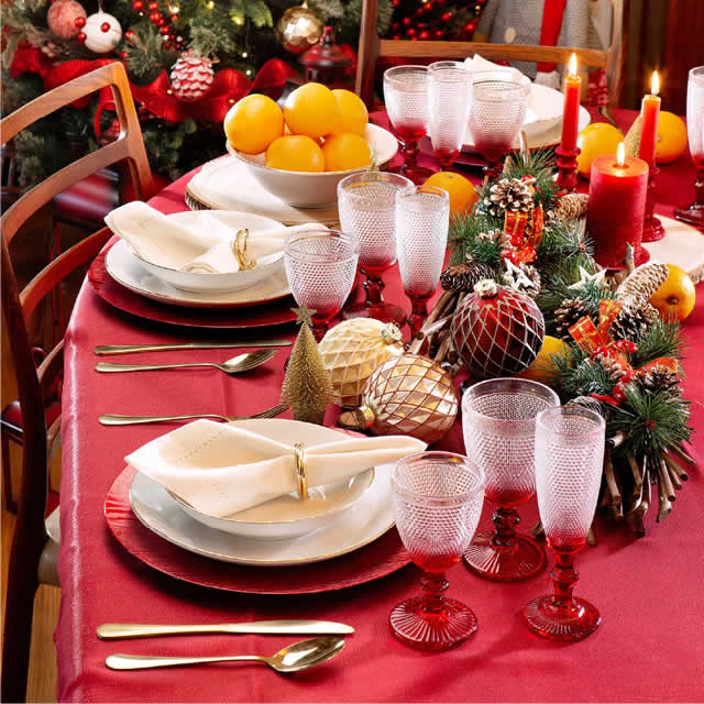 Decoração de Mesa para Natal