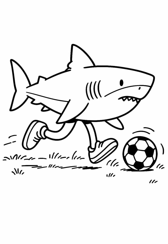 Desenho Tralalero Tralala - Tubarão