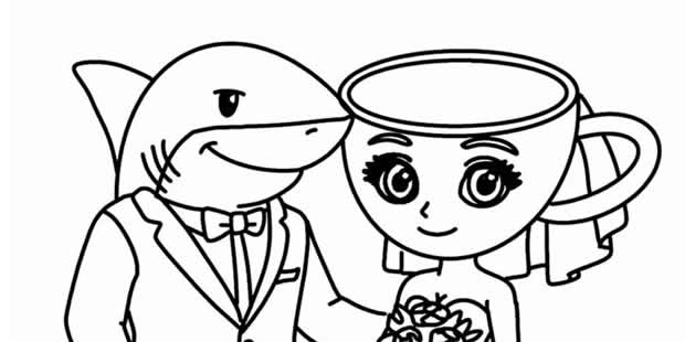 Desenhos de Tralalero Tralala para colorir