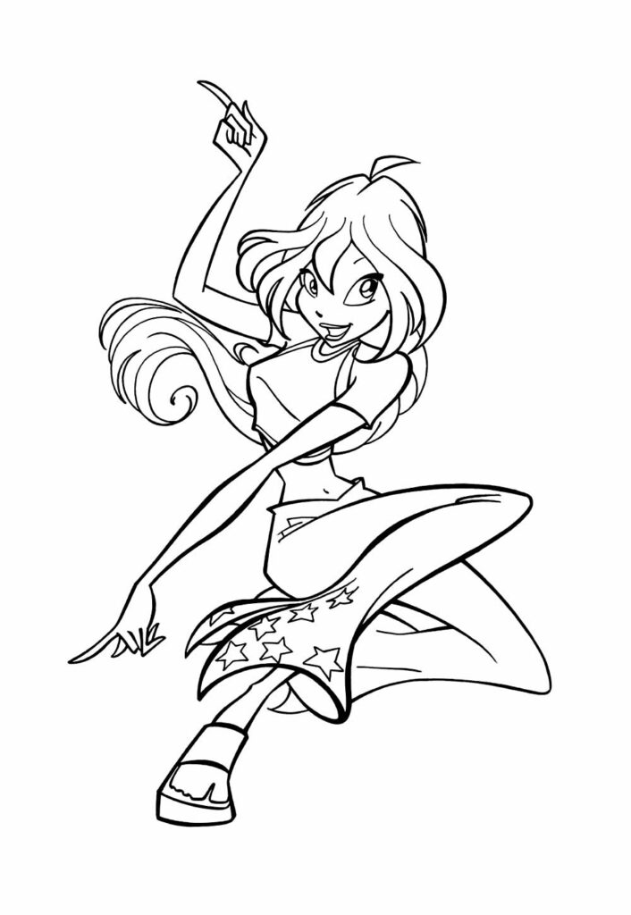 Desenhos Winx Club para colorir