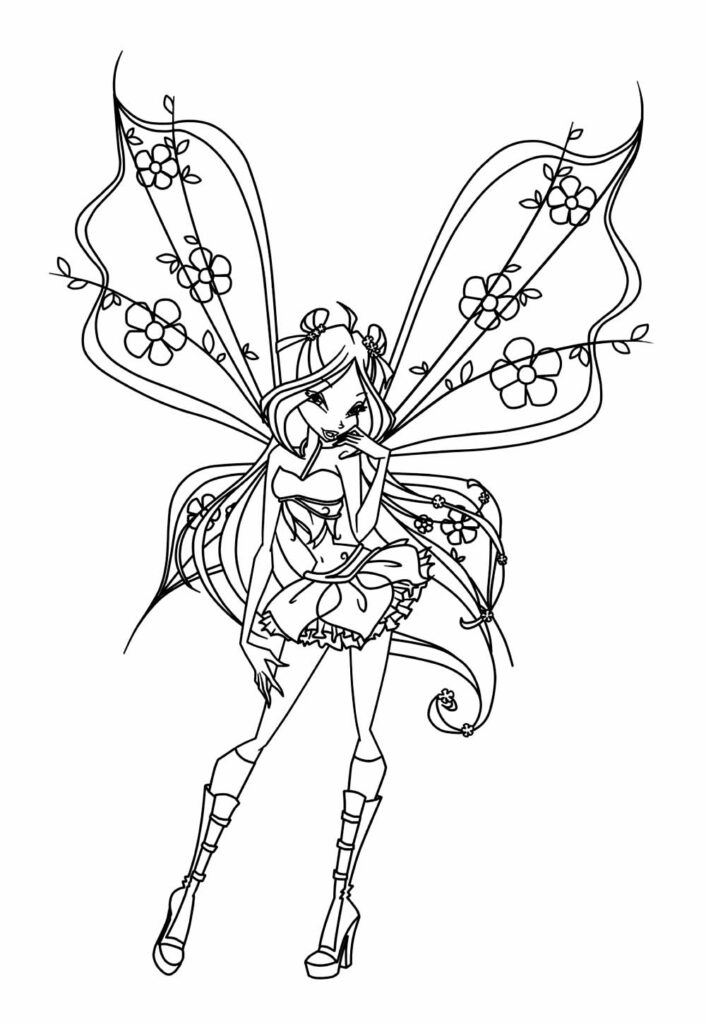 Desenhos Winx Club para imprimir
