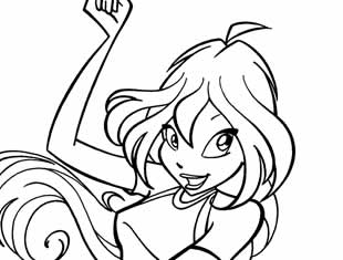 Desenhos de Winx Club para imprimir
