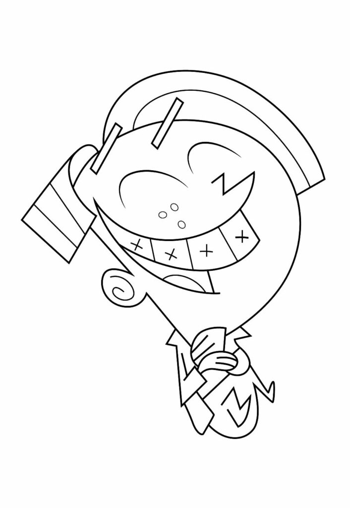 Desenho Padrinhos Mágicos Colorir
