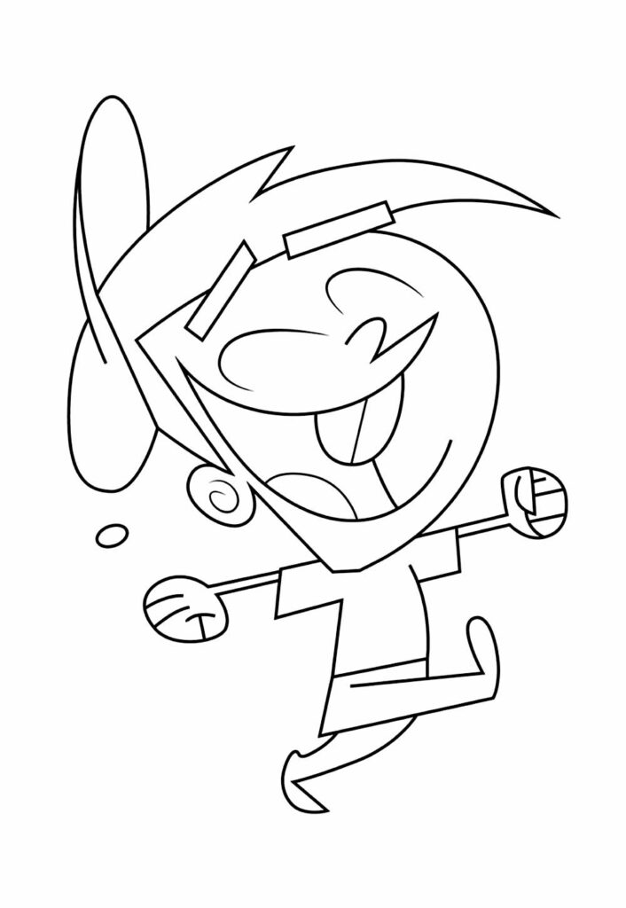 Desenho Padrinhos Mágicos Colorir