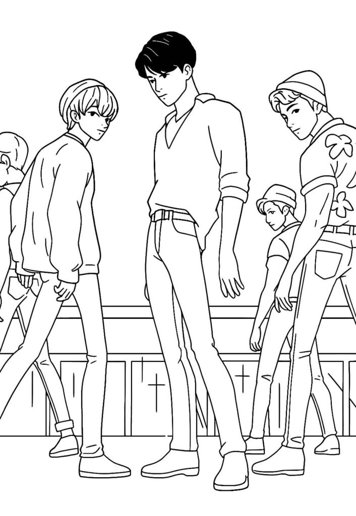 Desenho de Saja Boys