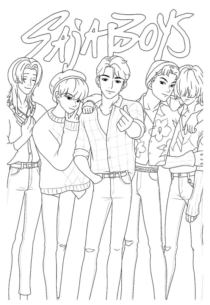 Desenhos Saja Boys