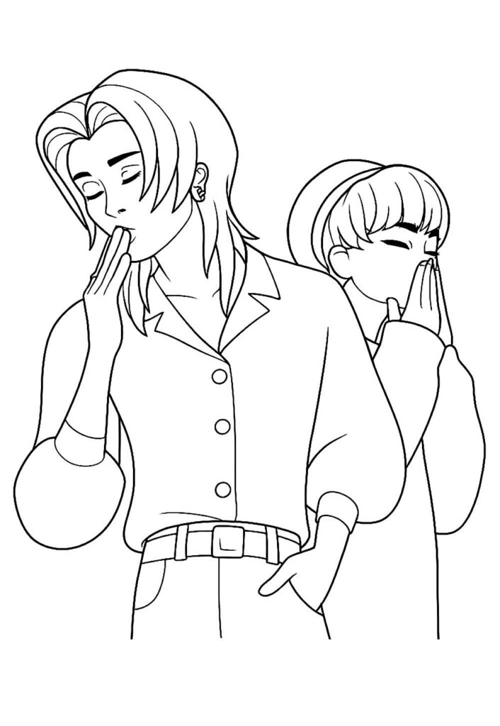 Desenho de Saja Boys - Guerreiras do K-Pop