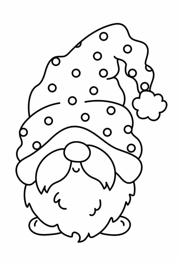 Desenho Gnomo Chapéu