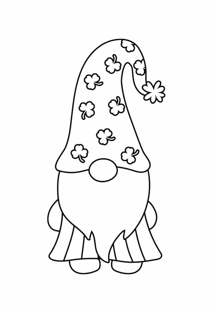 Desenho Gnomo Chapéu