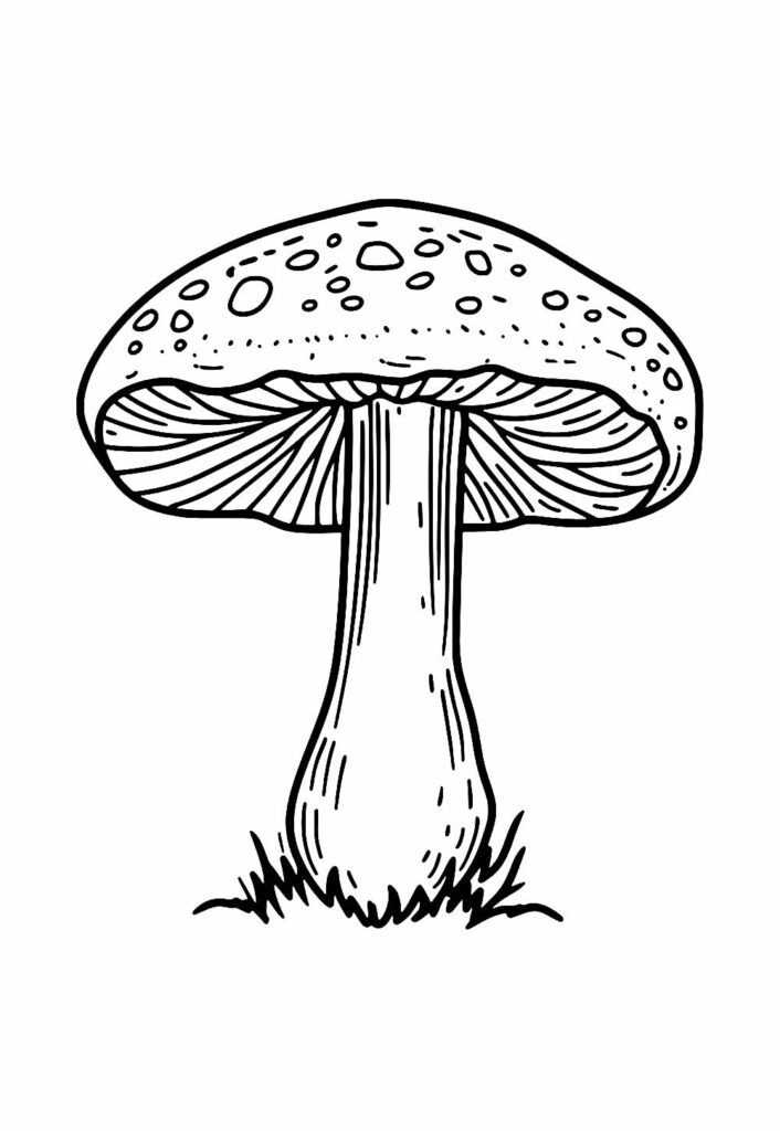 Desenho de Cogumelo