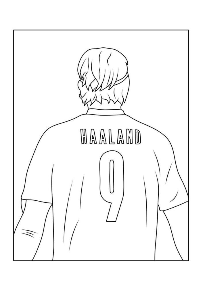 Desenho de Haaland