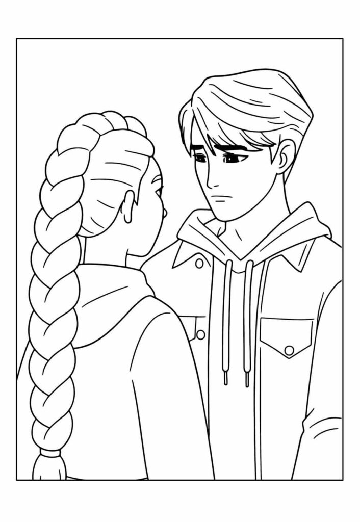 Desenhos de Guerreiras do K-Pop para colorir