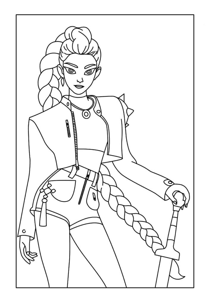 Rumi para colorir