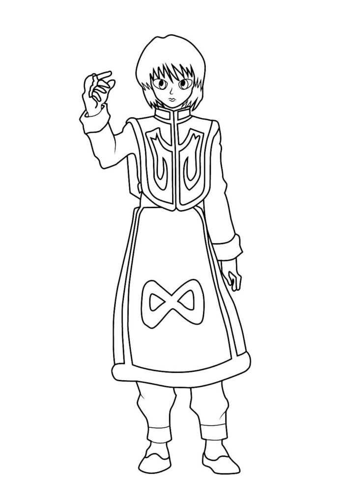 Desenho de Hunter x Hunter para pintar
