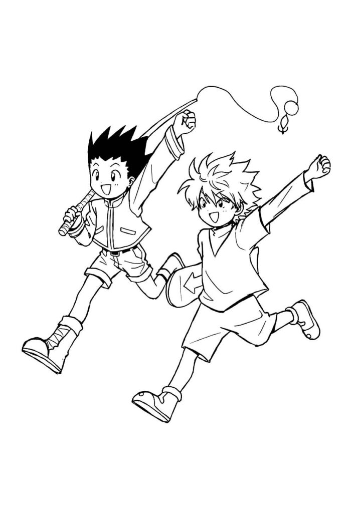 Hunter x Hunter para pintar