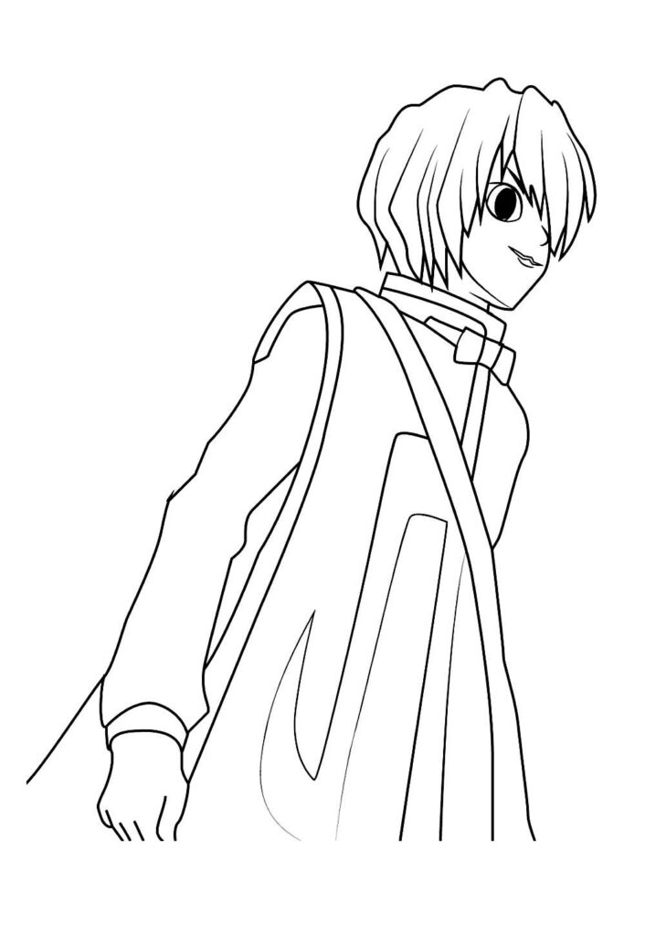 Hunter x Hunter para imprimir e colorir