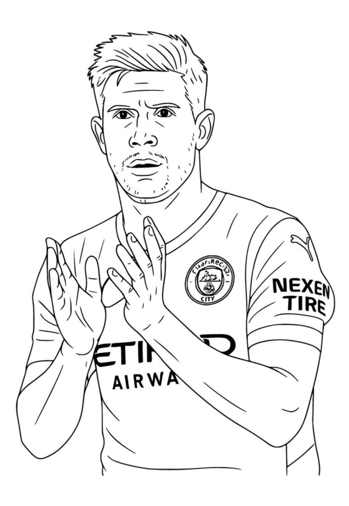 Kevin De Bruyne para pintar