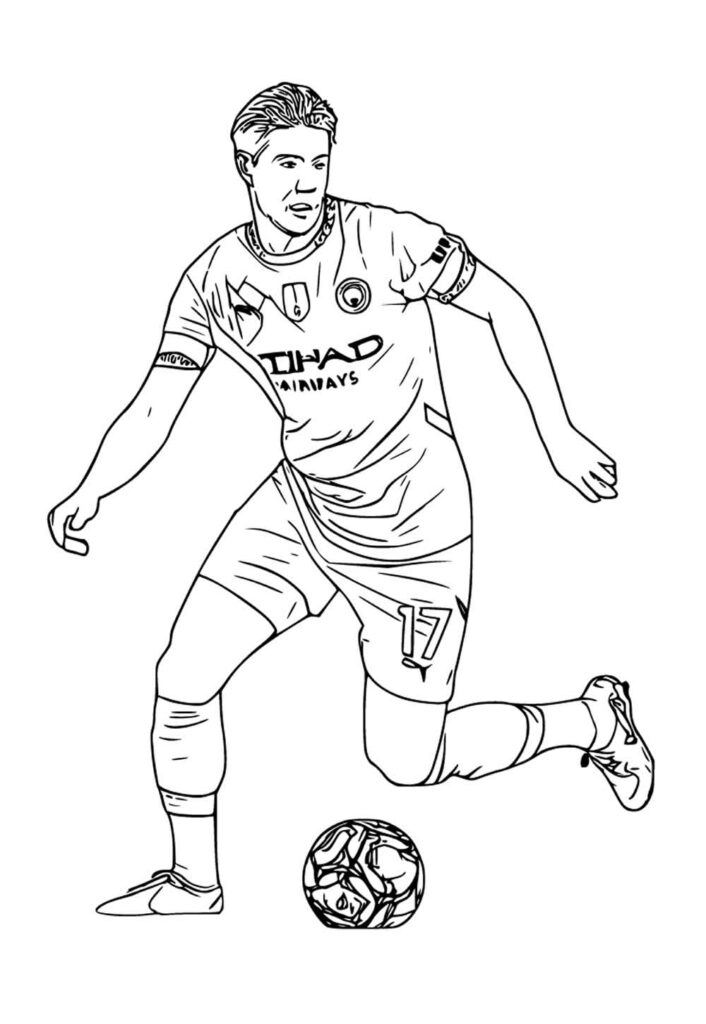 Desenho de Kevin De Bruyne